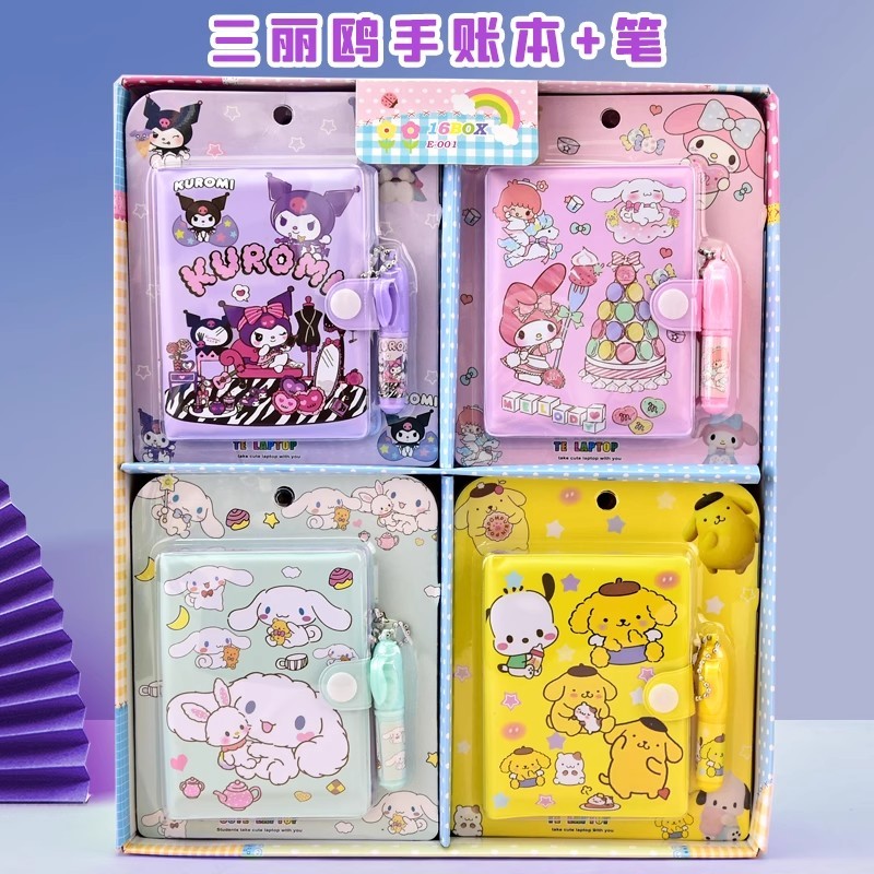 Sổ Tay Ghi Chú Kèm Bút Nhỏ Gọn Họa Tiết Hoạt Hình Dễ Thương wj030