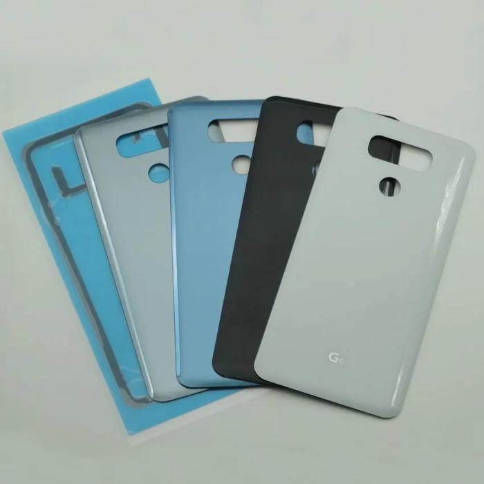 MỚI Cho LG G6 Pin G6 G6 + Phía Sau Cửa Kính Nhà Ở Thay Thế Cho LG G6 + Vỏ Pin Mặt Sau Kính Có Dính