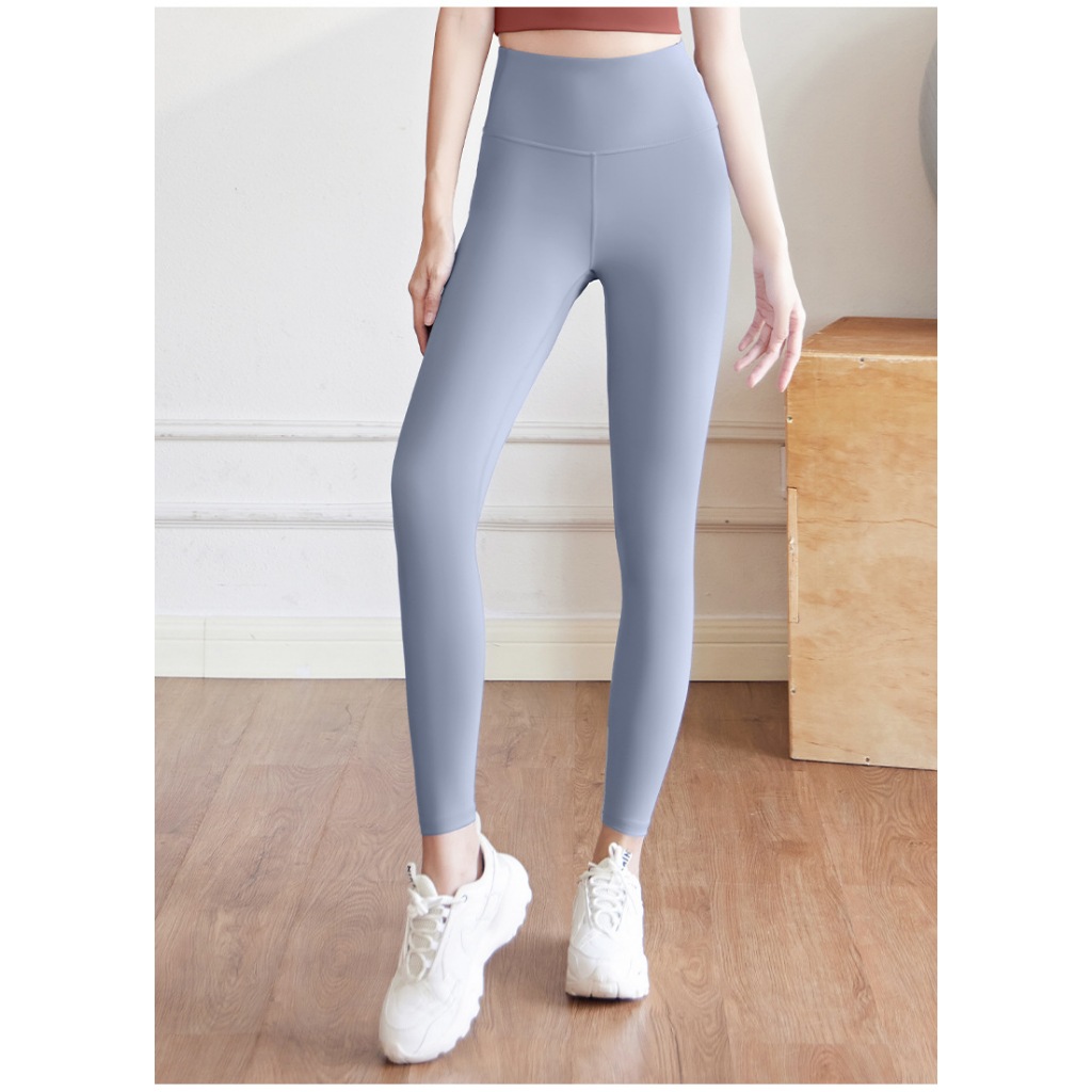 Quần tập yoga dành cho nữ cạp lưng cao bụng ôm hông nâng khiêu vũ yoga thể dục quần dài mắt cá chân