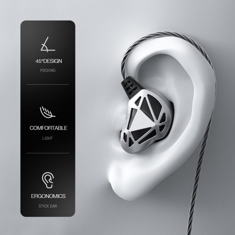 Tai Nghe Nhét Tai F5 Âm Thanh HIFI 6D Bass Mạnh Game Có Mic Phong Cách Thể Thao