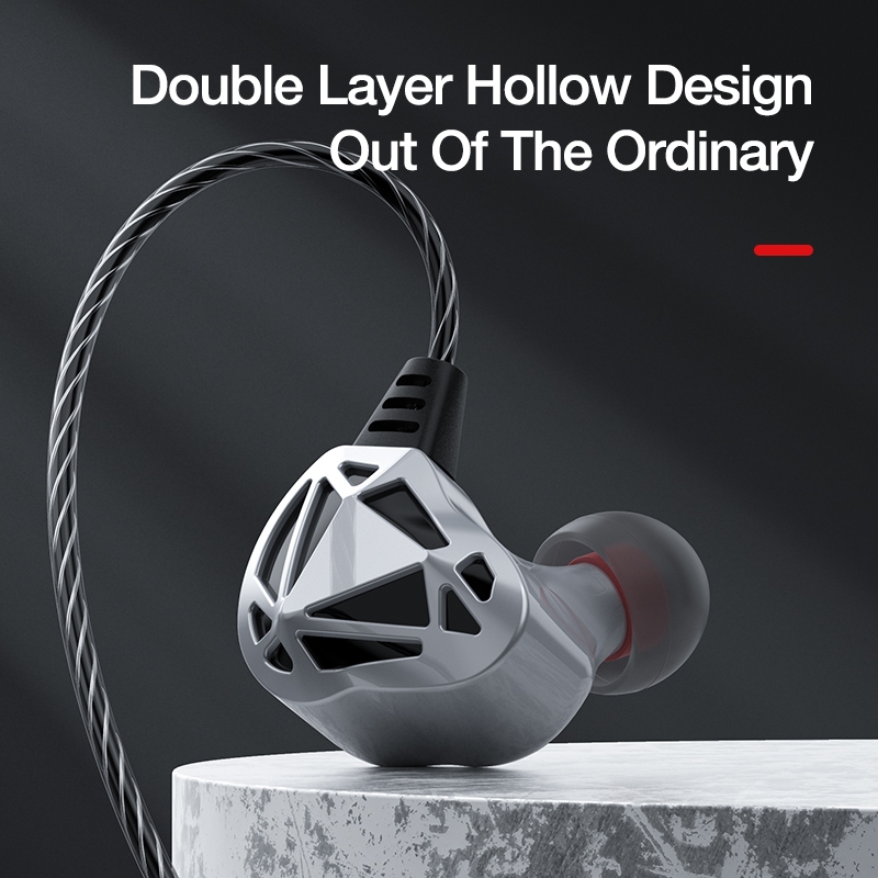 Tai Nghe Nhét Tai F5 Âm Thanh HIFI 6D Bass Mạnh Game Có Mic Phong Cách Thể Thao