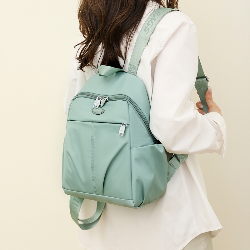 Ba Lô Vải oxford Màu Trơn Đơn Giản Thời Trang Cho Nữ