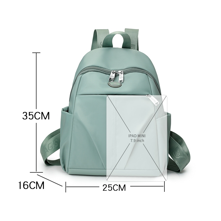 Ba Lô Vải oxford Màu Trơn Đơn Giản Thời Trang Cho Nữ