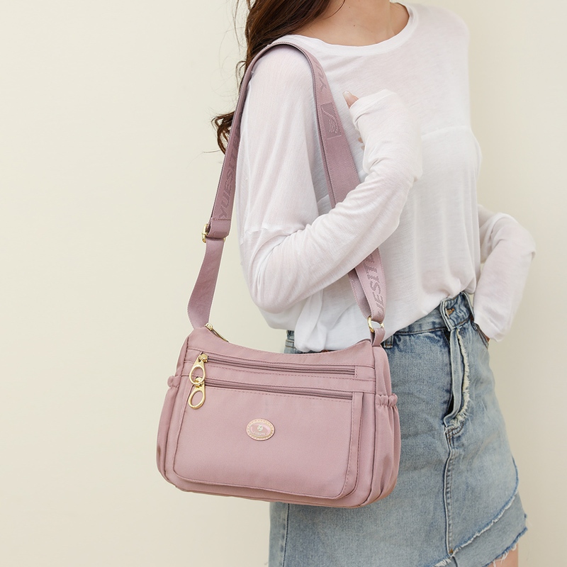 Túi Đeo Vai Nhiều Ngăn Bằng Vải oxford Chống Nước Thời Trang Cho Nữ