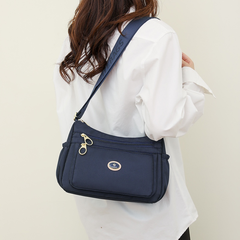 Túi Đeo Vai Nhiều Ngăn Bằng Vải oxford Chống Nước Thời Trang Cho Nữ