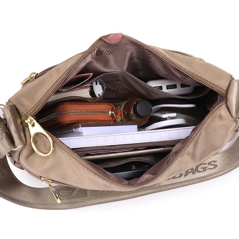 Túi Đeo Vai Nhiều Ngăn Bằng Vải oxford Chống Nước Thời Trang Cho Nữ