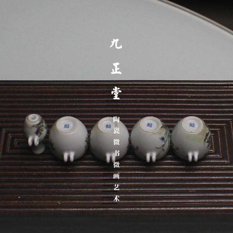 Cóng Khuyên - Cóng chim vẽ tay - Cửu Chính Đường - 5 điều - Mai, Lan, Trúc, Cúc