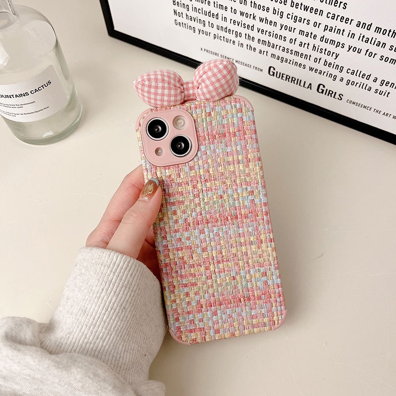Ốp Điện Thoại Mềm Hình Nơ Cho iphone15proamx 15 15 pro 14promax 7 8 plus13 pro max 15proamx 15 15 pro 11 11 pro max