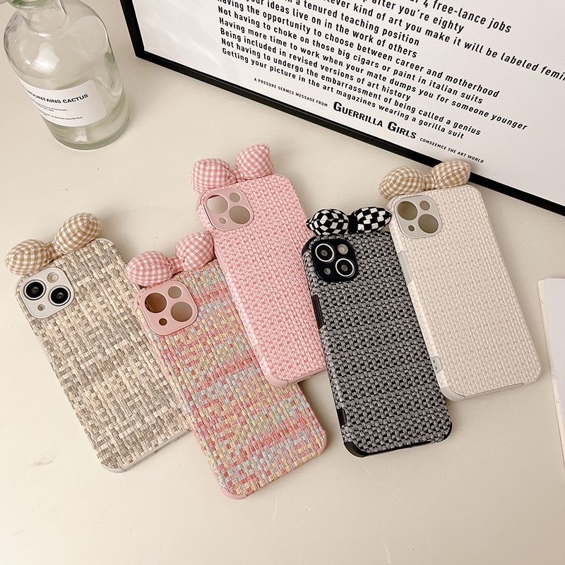 Ốp Điện Thoại Mềm Hình Nơ Cho iphone15proamx 15 15 pro 14promax 7 8 plus13 pro max 15proamx 15 15 pro 11 11 pro max