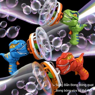 Máy Thổi Bong Bóng Tự Động Hình Khủng Long Dễ Thương