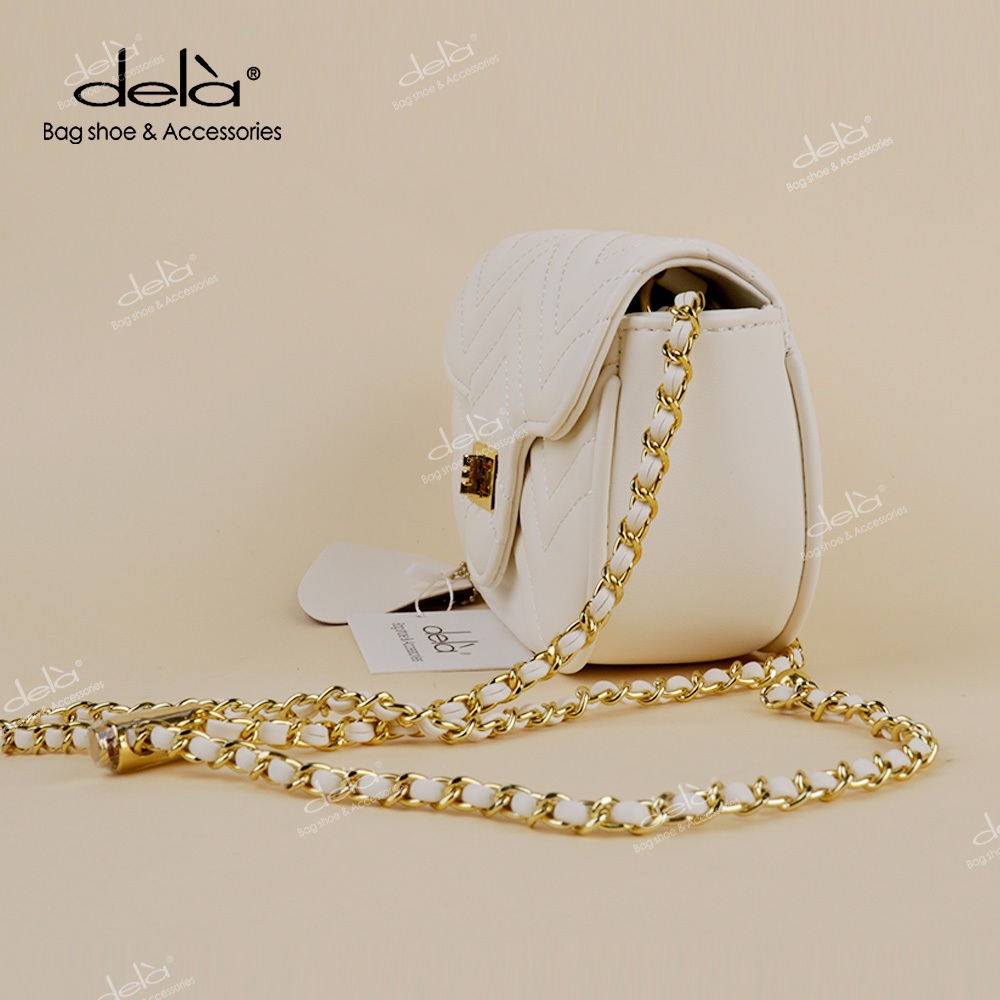 Dela Tất Cả Trận Đấu ins Túi Nữ Mùa Hè 2024 Mới Hợp Thời Trang Dây Xích Kim Cương Túi Nhỏ Hương Thơm Nhỏ Túi Vuông Túi Đeo Vai