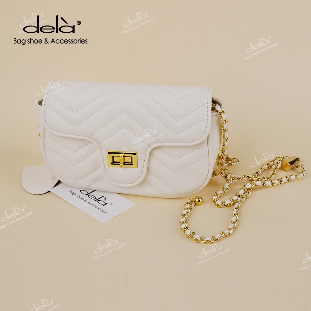 Dela Tất Cả Trận Đấu ins Túi Nữ Mùa Hè 2024 Mới Hợp Thời Trang Dây Xích Kim Cương Túi Nhỏ Hương Thơm Nhỏ Túi Vuông Túi Đeo Vai