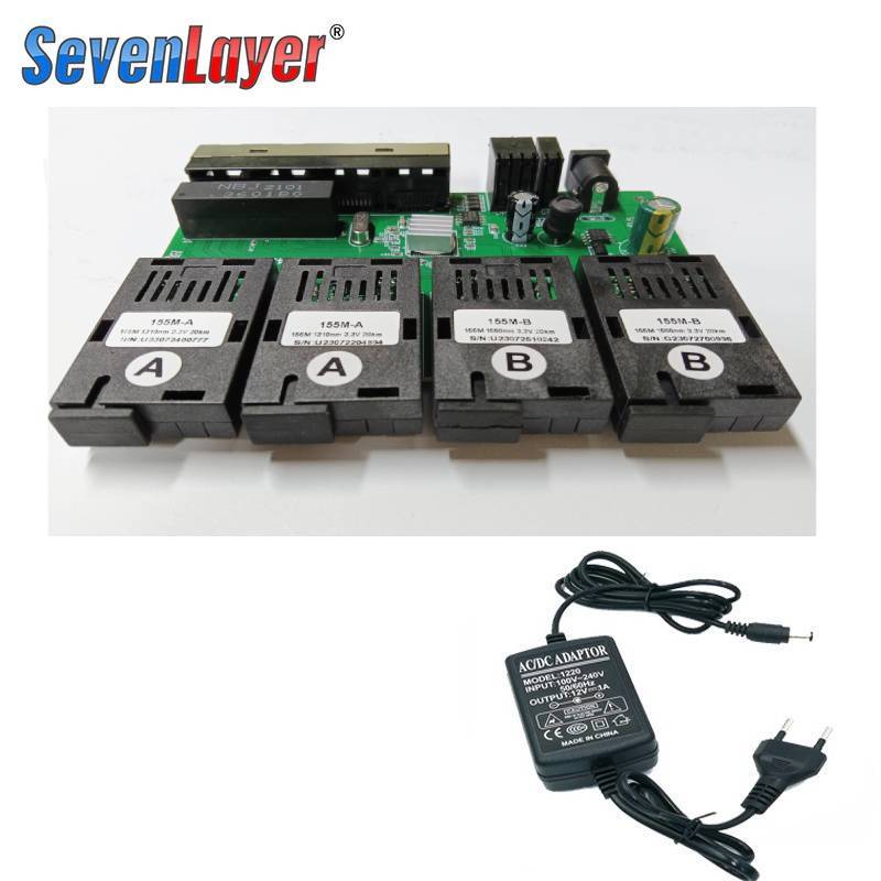 Dây Cáp Mạng 2 / 4 rj45 4 sc 10 / 100m pcba