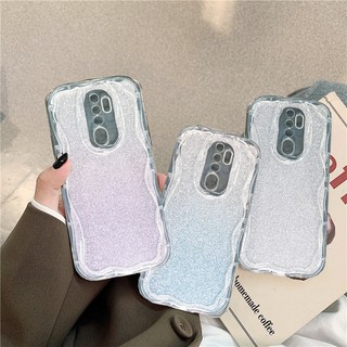 Ôp Điện Thoại tpu Dẻo Trong Suốt Màu gradient Lấp Lánh Chống Sốc Cho oppo a5 a9 2020 f11 reno a31