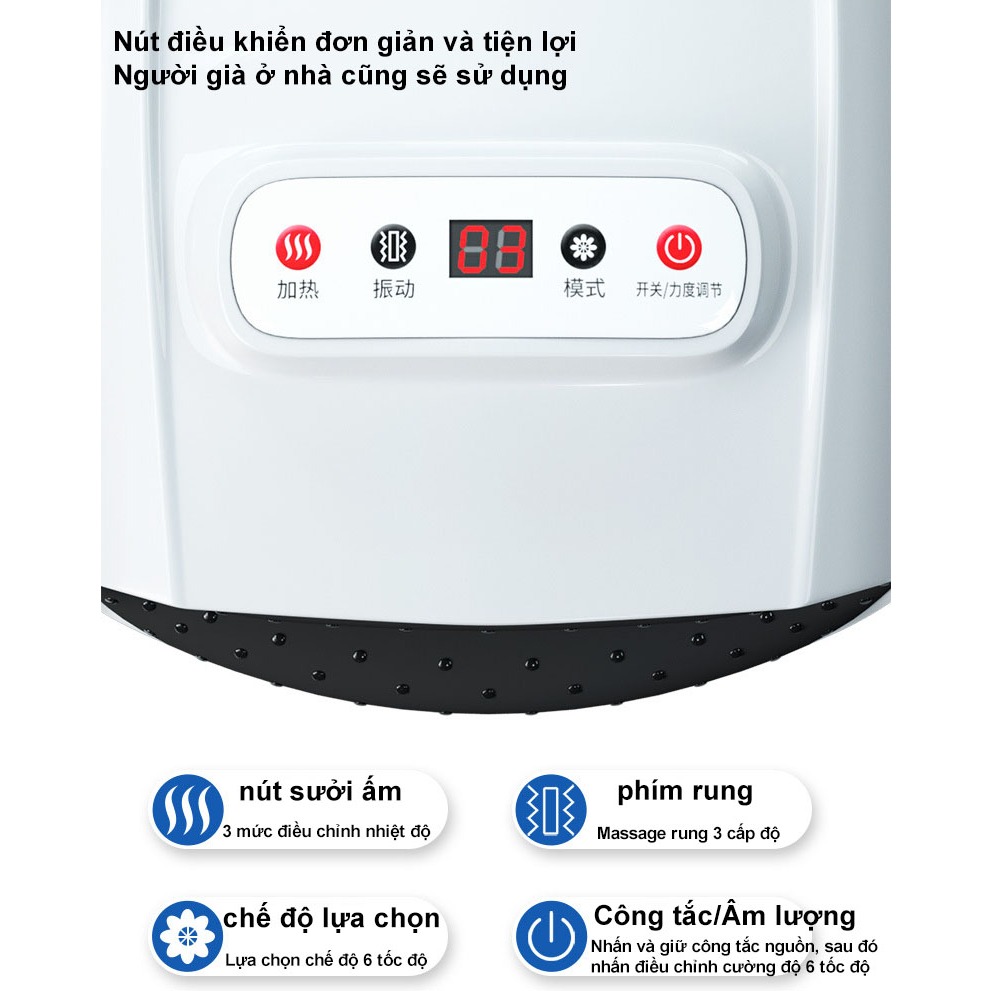 TAIPULING Máy massage tay Máy massage bấm huyệt ngón tay không dây hoạt động bằng áp suất không khí và nén nhiệt