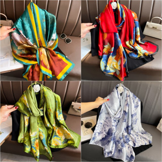 Ấm áp mùa đông 180 × 90cm khăn choàng nữ dài khăn lụa in hình khăn trùm đầu Hồi giáo