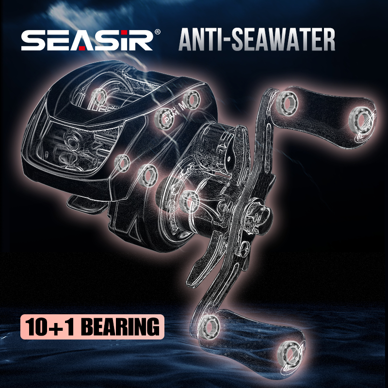 Seasir Máy Câu Cá m1 135g 10 + 1 bb 7.6: 1 Chất Lượng Cao