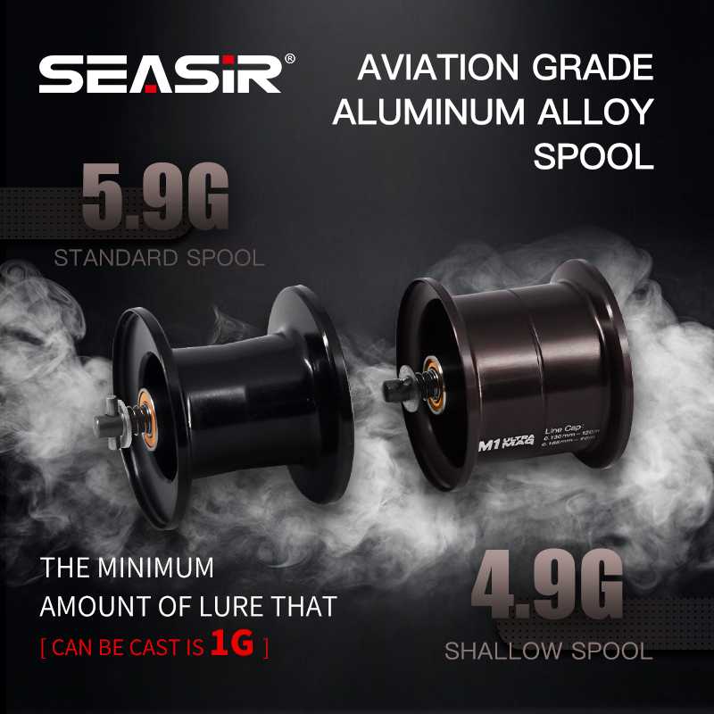Seasir Máy Câu Cá m1 135g 10 + 1 bb 7.6: 1 Chất Lượng Cao