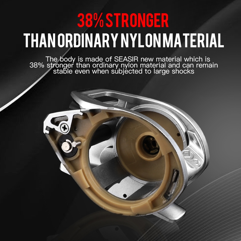 Seasir Máy Câu Cá Thủy Ngân 5 + 1bb 7.2: 1 204g drag 8kg 10-Lel Có 8 Nút Nhấn n52