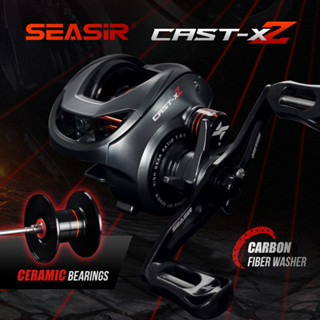Seasir Cast-X2 Baitcasting Reel 7.3: 1 Tỷ lệ bánh răng tốc độ cao 6 + 1 BB Drag 8.5KG Nhôm Carbon Grip Tay cầm kim loại BFS Cuộn dây câu nước mặn siêu nhỏ