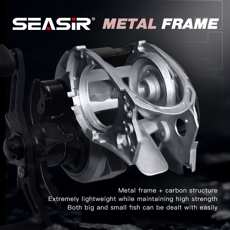 Seasir Máy Câu Cá m1 135g 10 + 1 bb 7.6: 1 Chất Lượng Cao