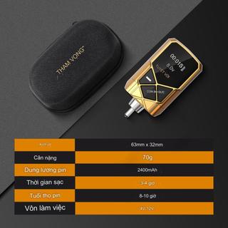  Pin không dây Ambition Kuark giao diện RCA | Dung lượng thật 2400mAh | Sử dụng liên tục 8-10 giờ | Phù hợp với bút xăm RCA máy xăm motor | Nhẹ - Ổn định - Mạnh mẽ 