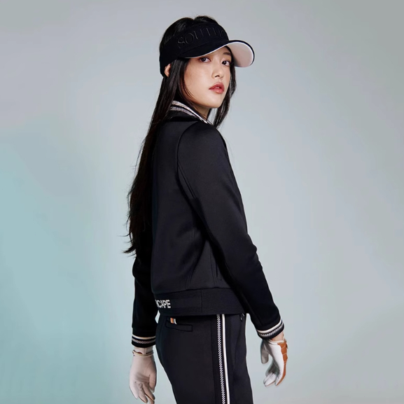 Áo Khoác Bóng Chày Ngắn Có Dây Kéo Màu Trơn Mẫu Mới 2023 Phong Cách Hàn Quốc Thời Trang Thu Đông Dành Cho Bạn Nữ