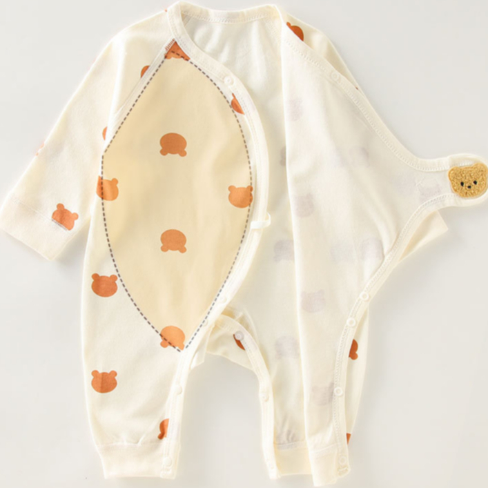 Dễ thương dài-tay áo bông Áo liền quần cho bé