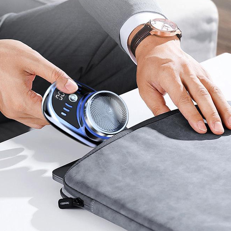 Máy Cạo Râu mini Không Dây Chống Thấm Nước Có Màn Hình Hiển Thị Kỹ Thuật Số Cho Nam
