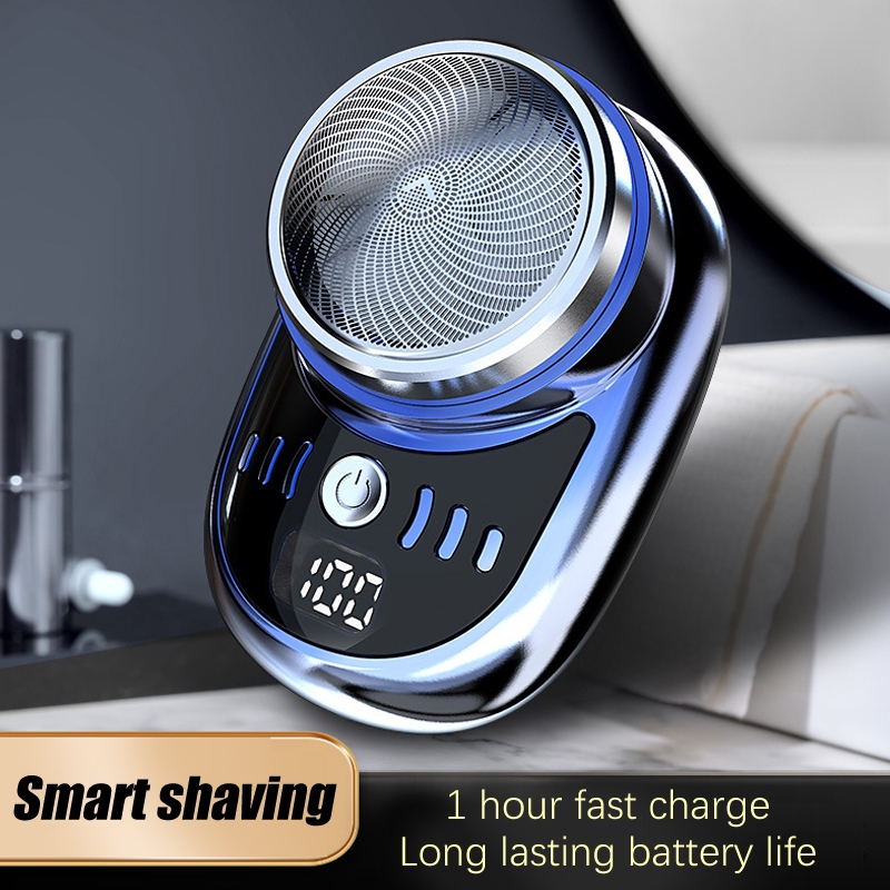 Máy Cạo Râu mini Không Dây Chống Thấm Nước Có Màn Hình Hiển Thị Kỹ Thuật Số Cho Nam