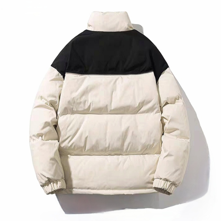 Esea Áo Khoác cotton Dày Tay Dài Phong Cách hong kong Thiết Kế Đơn Giản Ấm Áp Thời Trang unisex