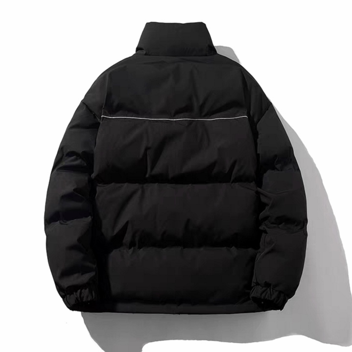 Esea Áo Khoác cotton Dày Tay Dài Phong Cách hong kong Thiết Kế Đơn Giản Ấm Áp Thời Trang unisex