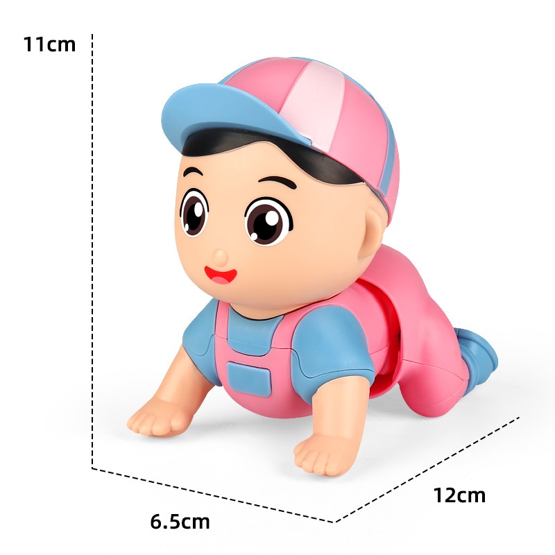 Có thể bán buôn Âm thanh cho bé Đồ chơi bò nhẹ Tương tác Học tập sớm Thời gian nằm sấp Phát sáng ToyRoom Hàng giao ngay