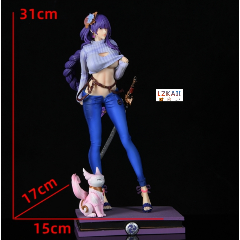 Mô Hình Nhân Vật anime 30cm genshin Ipp @ ct project beelzebul Mặc Đồ Hàng Ngày