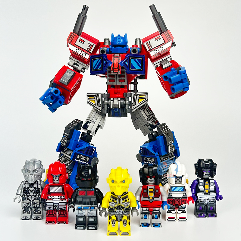 Moc Bộ Đồ Chơi Lắp Ráp robot Biến Hình Mini Cho Bé