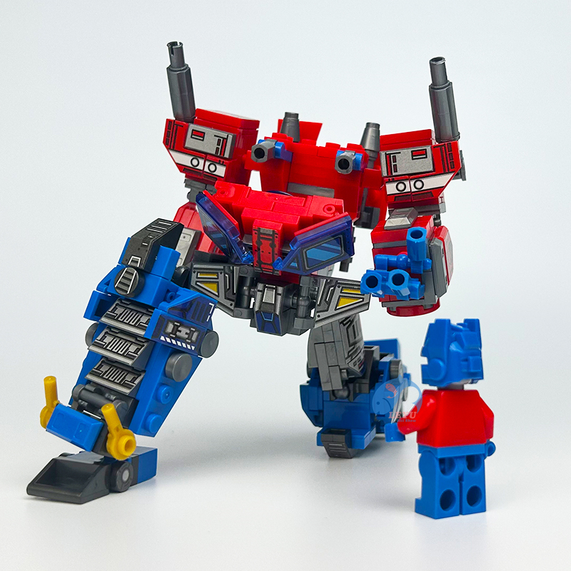 Moc Bộ Đồ Chơi Lắp Ráp robot Biến Hình Mini Cho Bé