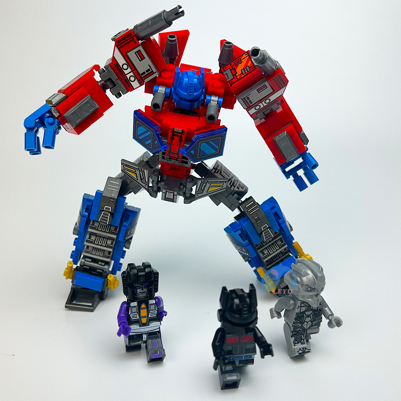 Moc Bộ Đồ Chơi Lắp Ráp robot Biến Hình Mini Cho Bé