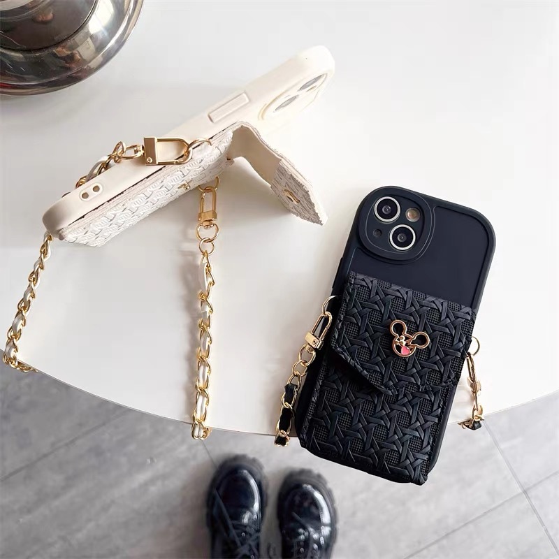 Ốp Điện Thoại Mềm Hình mickey Đan Cho iphone15proamx 15 15 pro 14promax 7 8 plus13 pro max 15proamx 15 15 pro 11 11 pro max