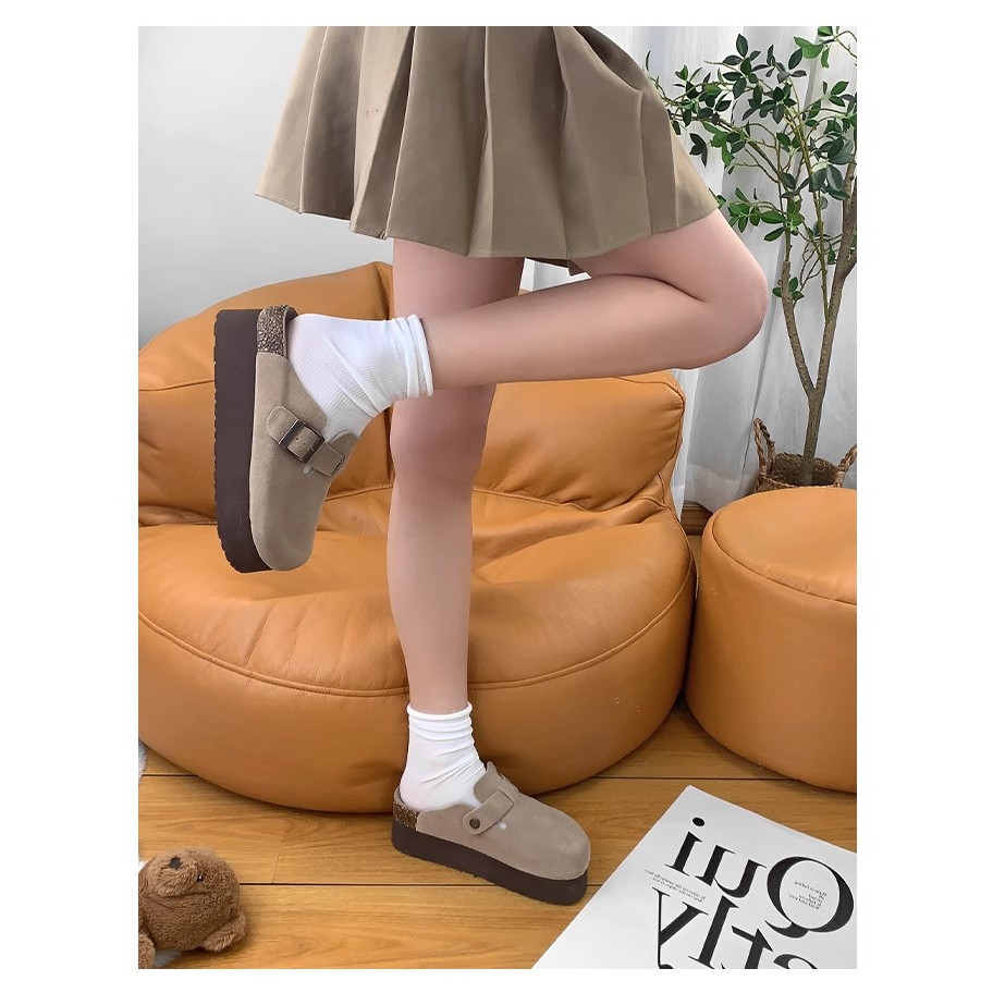 Yogurt Giày birkenstock Đế Dày Thời Trang Mùa Hè 2023 Phong Cách Mới Cho Nữ