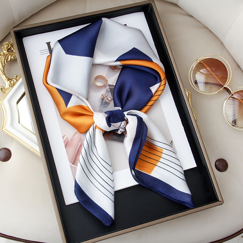 Thời Trang Khăn Choàng Cổ Vuông 70cm