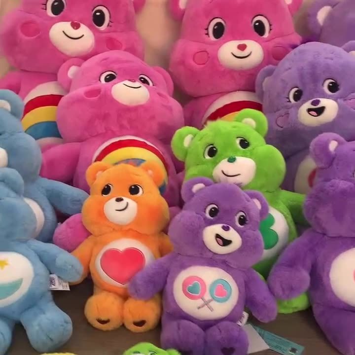 Dễ Thương Gấu Nhồi Bông Màu Cầu Vồng Đáng Yêu