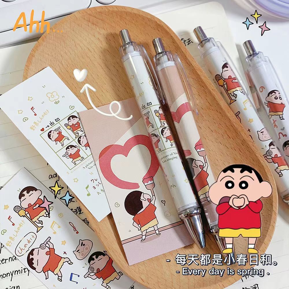 Letit | Bút gel hoạt hình dễ thương 0.5mm mực đen viết mượt cho học sinh