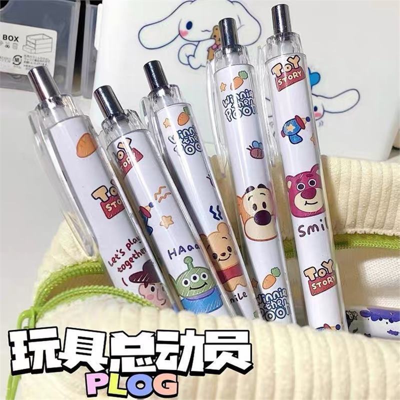 Letit | Bút gel hoạt hình dễ thương 0.5mm mực đen viết mượt cho học sinh