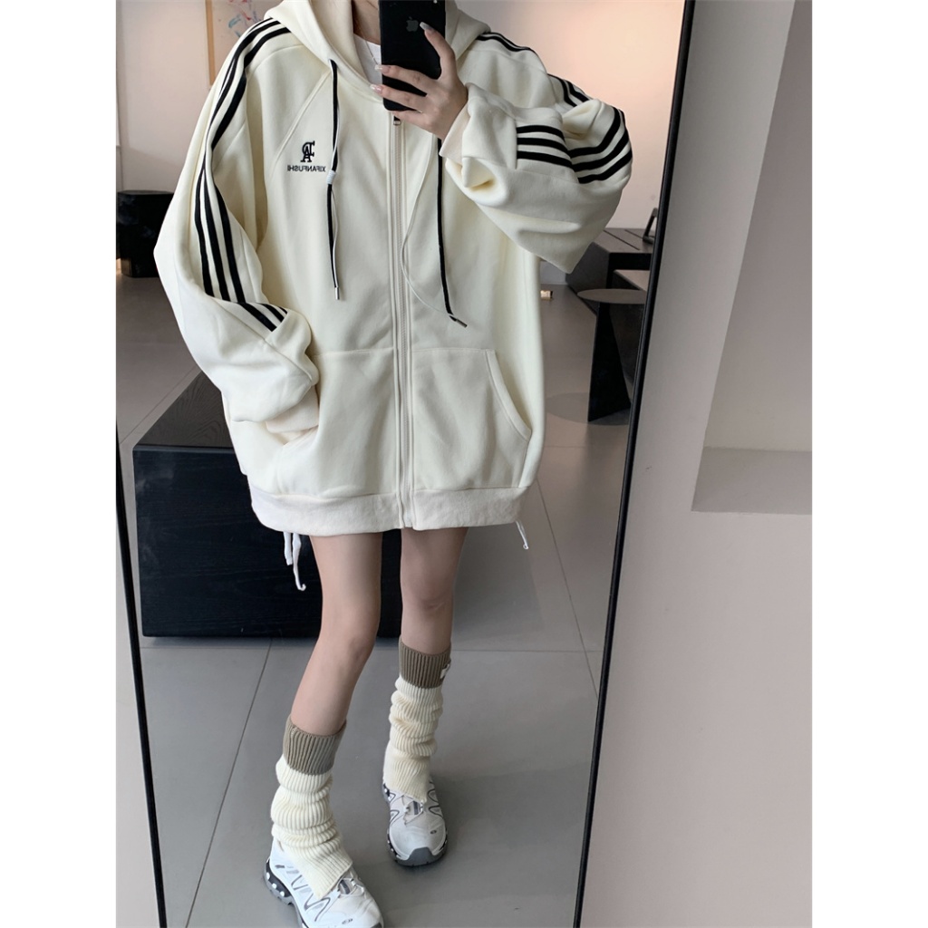 VanessaLab Áo Khoác hoodie áo khoác nữ zip hoodie Durable Fashion Độc đáo cổ xưa WWY2393FFU 39Z230926