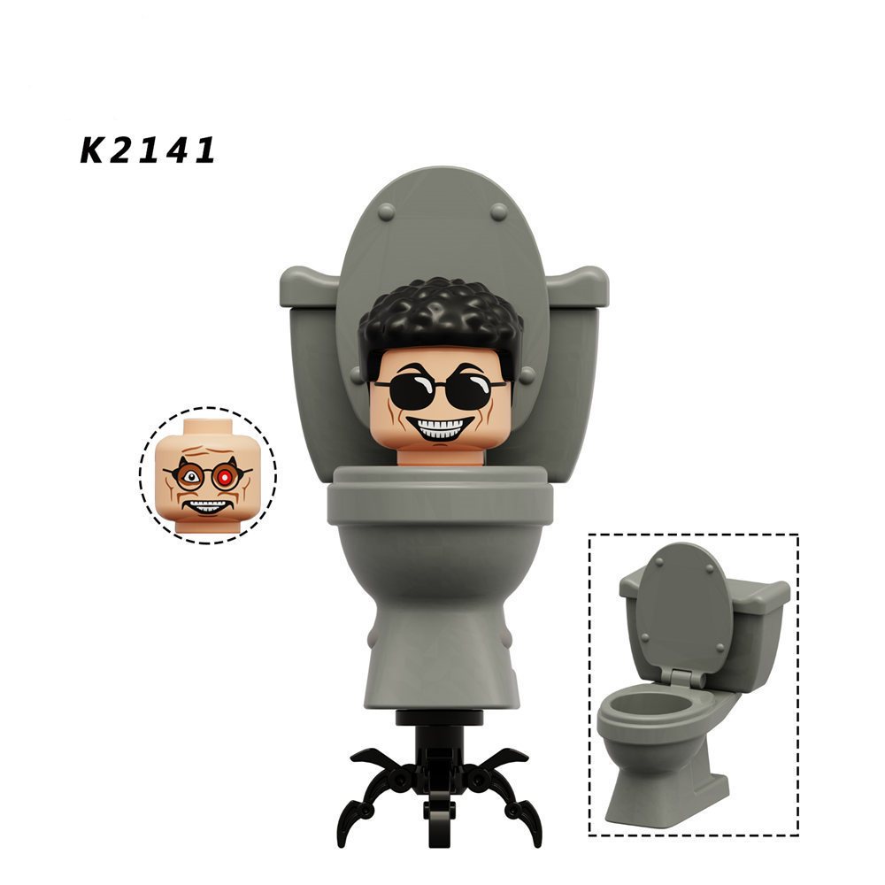 Khối Mô Hình Đồ Chơi toilet tv man k2141-2143