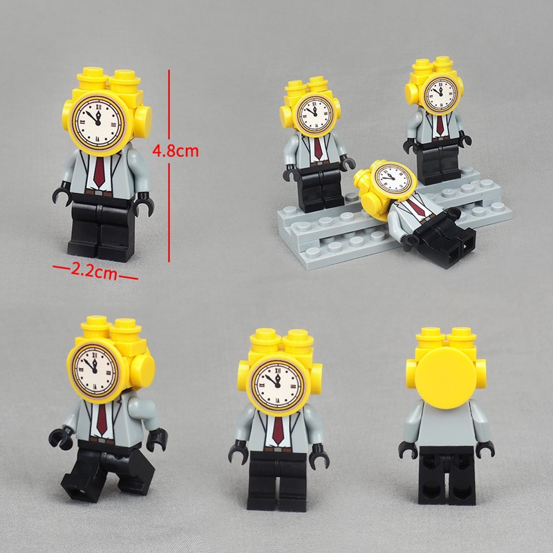 Skibidi Mô Hình Đồ Chơi Lắp Ráp Toilet titan Cho Bé