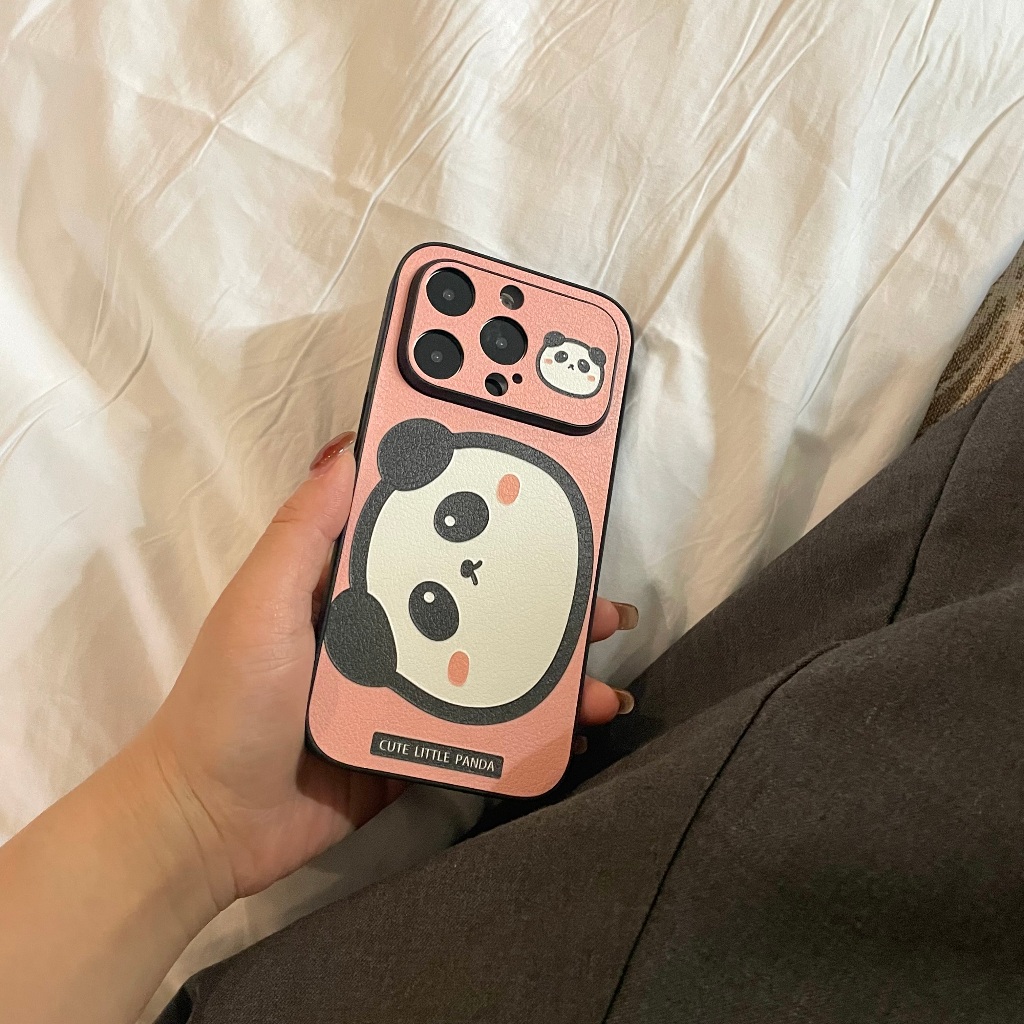 Dễ Thương Ốp Lưng Hình Con Ếch Và Gấu Trúc Cho iphone 15promax / 15pro / 15 / 14promax / 14 / 13 / 12 / 11