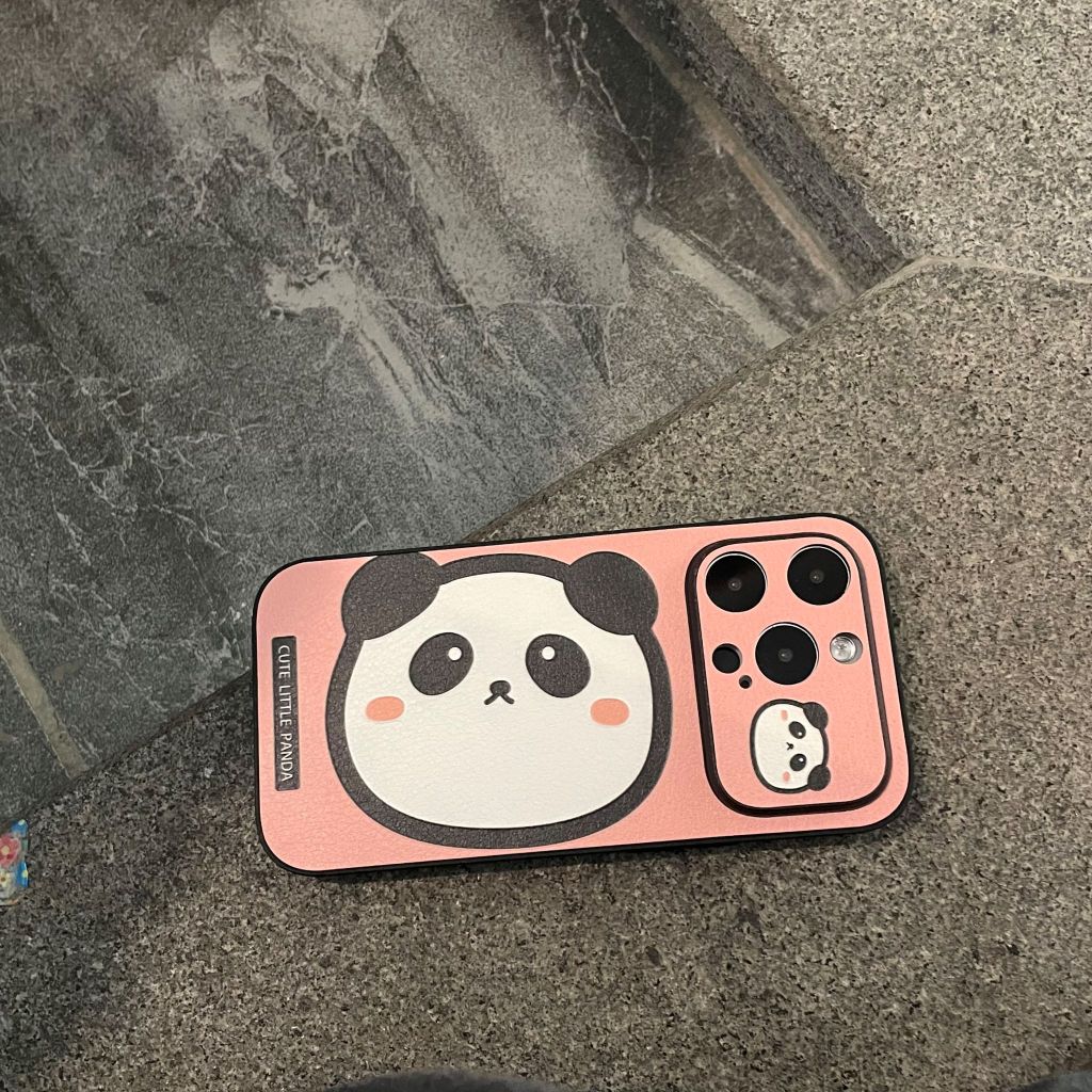 Dễ Thương Ốp Lưng Hình Con Ếch Và Gấu Trúc Cho iphone 15promax / 15pro / 15 / 14promax / 14 / 13 / 12 / 11