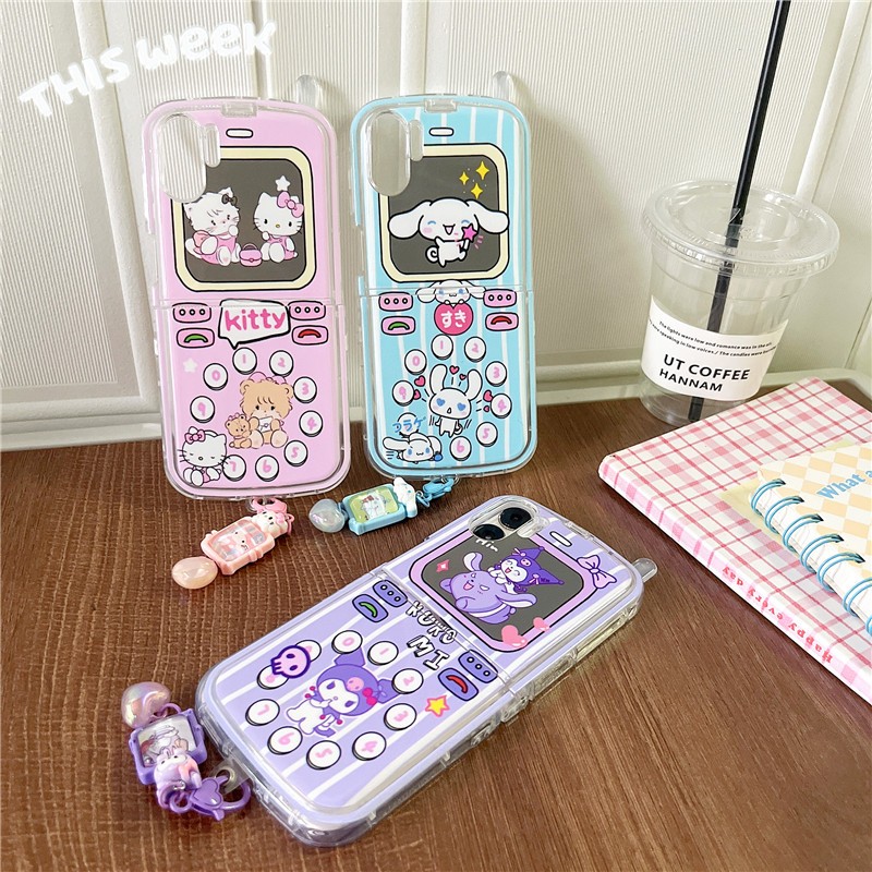 Ốp Điện Thoại silicone Mềm Nắp Gập Chống Rơi In Hình Gấu pooh / winnie the pooh Cho oppo find n3 flip oppo find n2