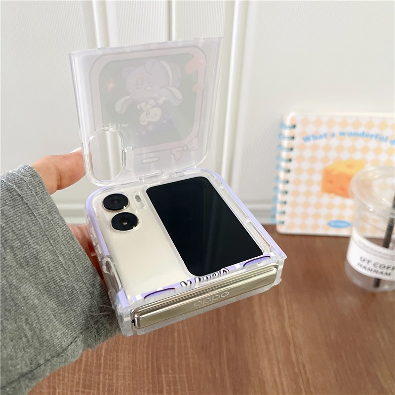 Ốp Điện Thoại silicone Mềm Nắp Gập Chống Rơi In Hình Gấu pooh / winnie the pooh Cho oppo find n3 flip oppo find n2